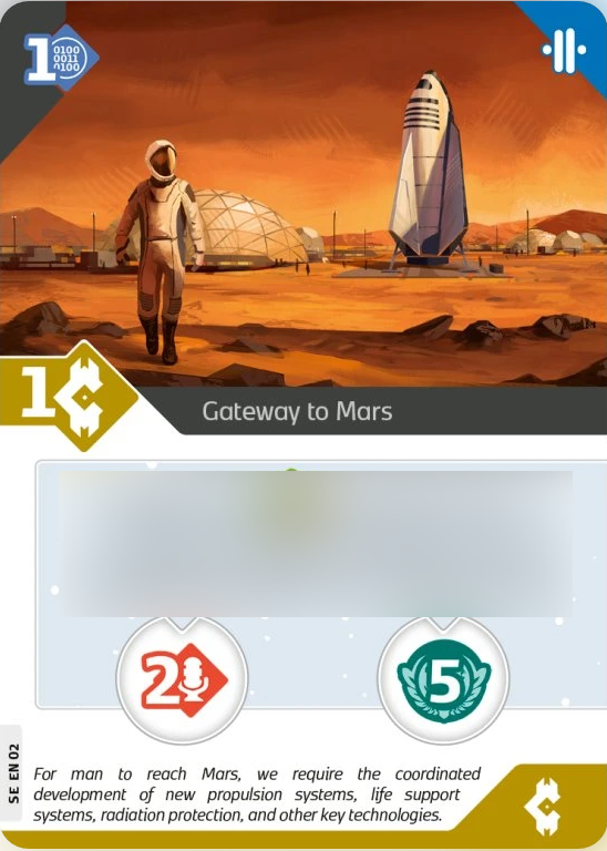 Mindok SETI - Gateway to Mars promo karta