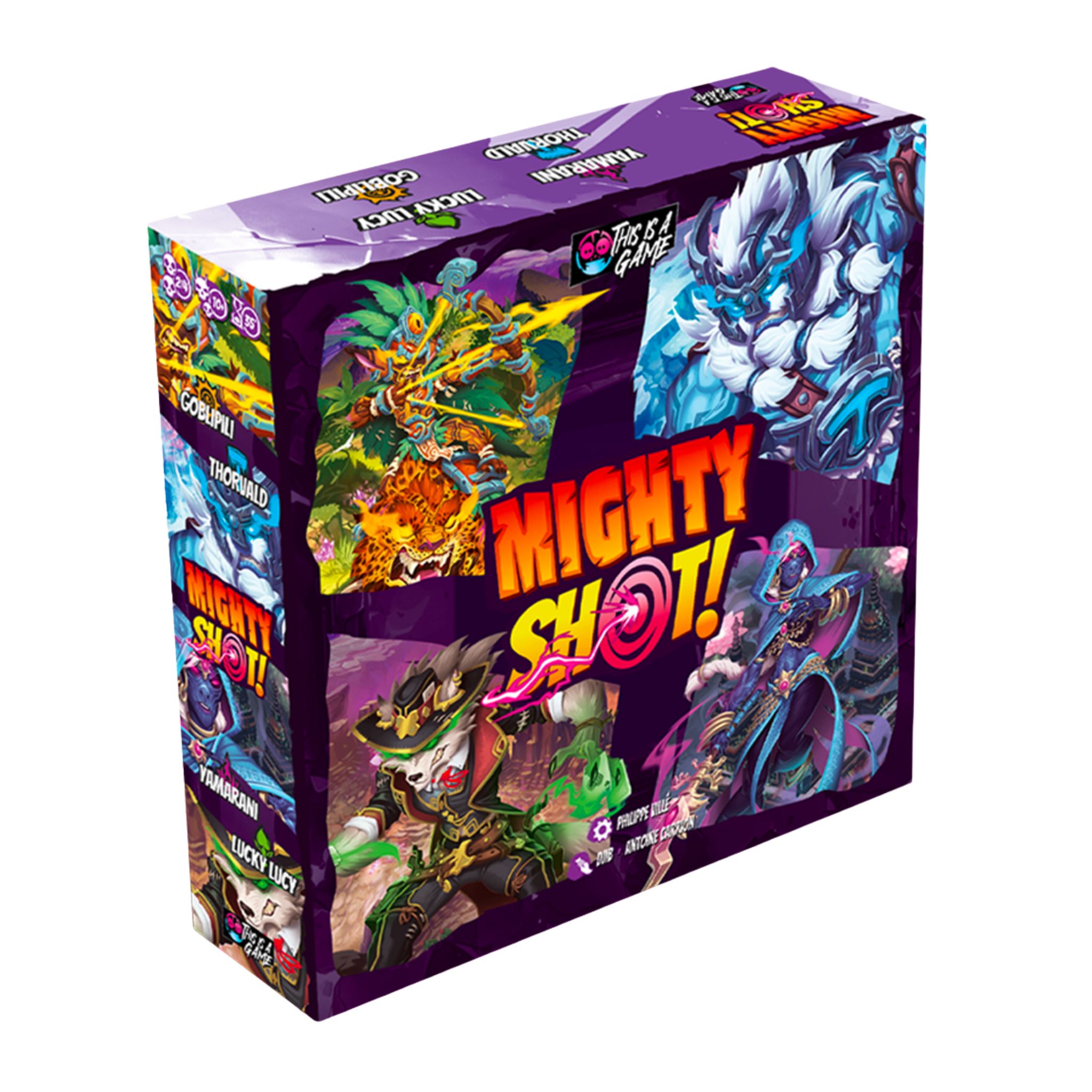This is a Game. Mighty Shot! - Core Box - Acrylic Standees