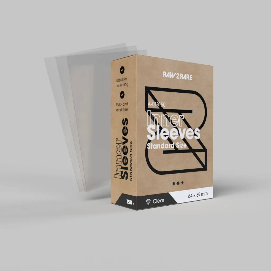 raw2rare Inner Sleeves Standard (150 ks) - Obaly na karty