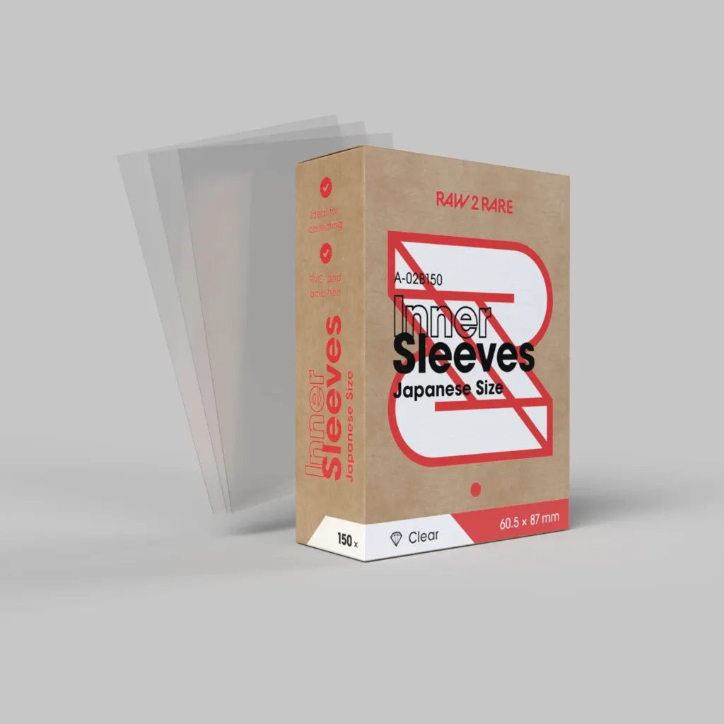 raw2rare Inner Sleeves Japanese (150 ks) - Obaly na karty