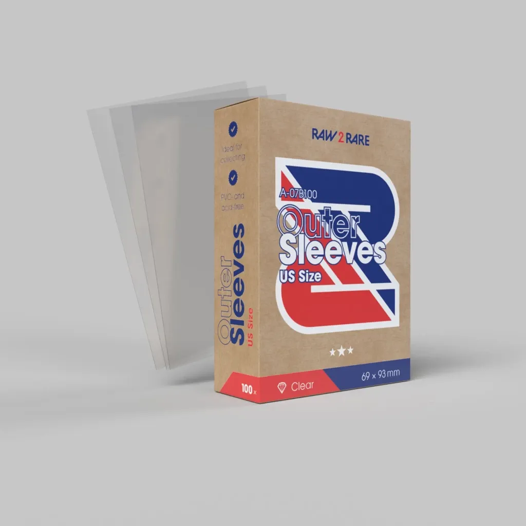 raw2rare OuterSleeves US (100 ks) - Obaly na karty