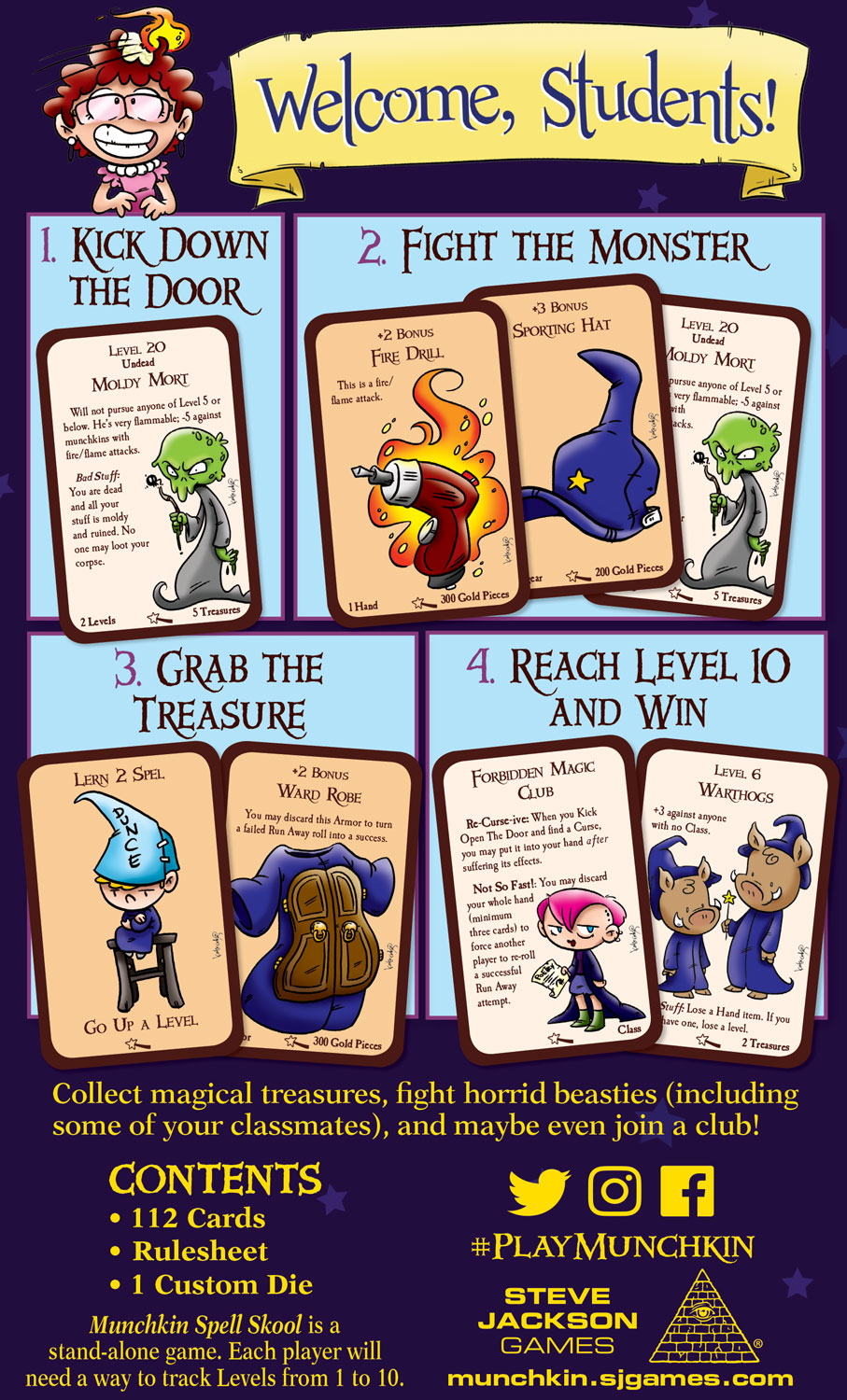 Steve Jackson Games Munchkin: Spell Skool Obrázek