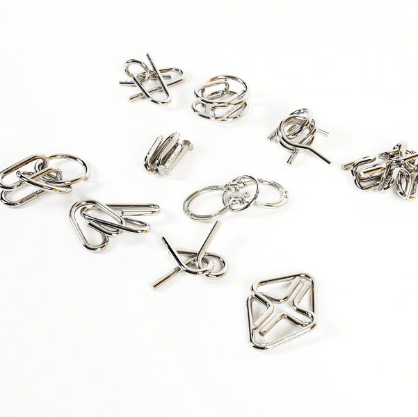 Albi Sada 10 hlavolamů - červená Obrázek