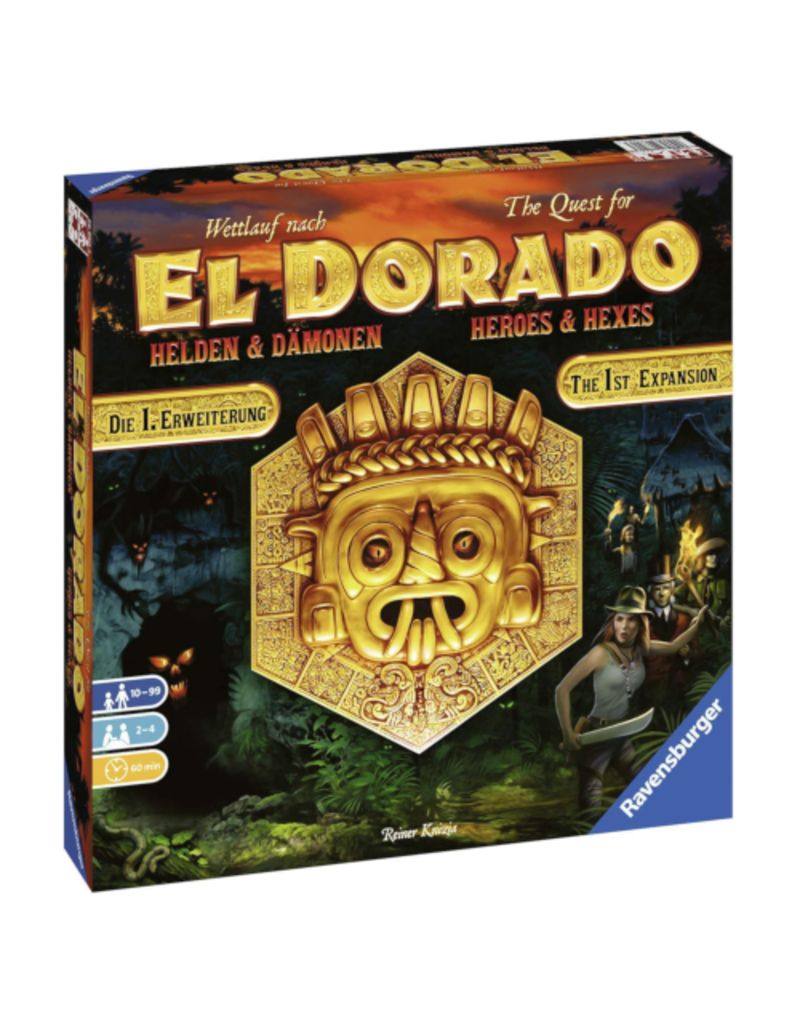 Ravensburger The Quest for El Dorado: Heroes and Hexes EN/DE (Wettlauf nach El Dorado - Helden und Dämonen)