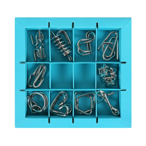 Albi Sada 10 hlavolamů - červená Obrázek