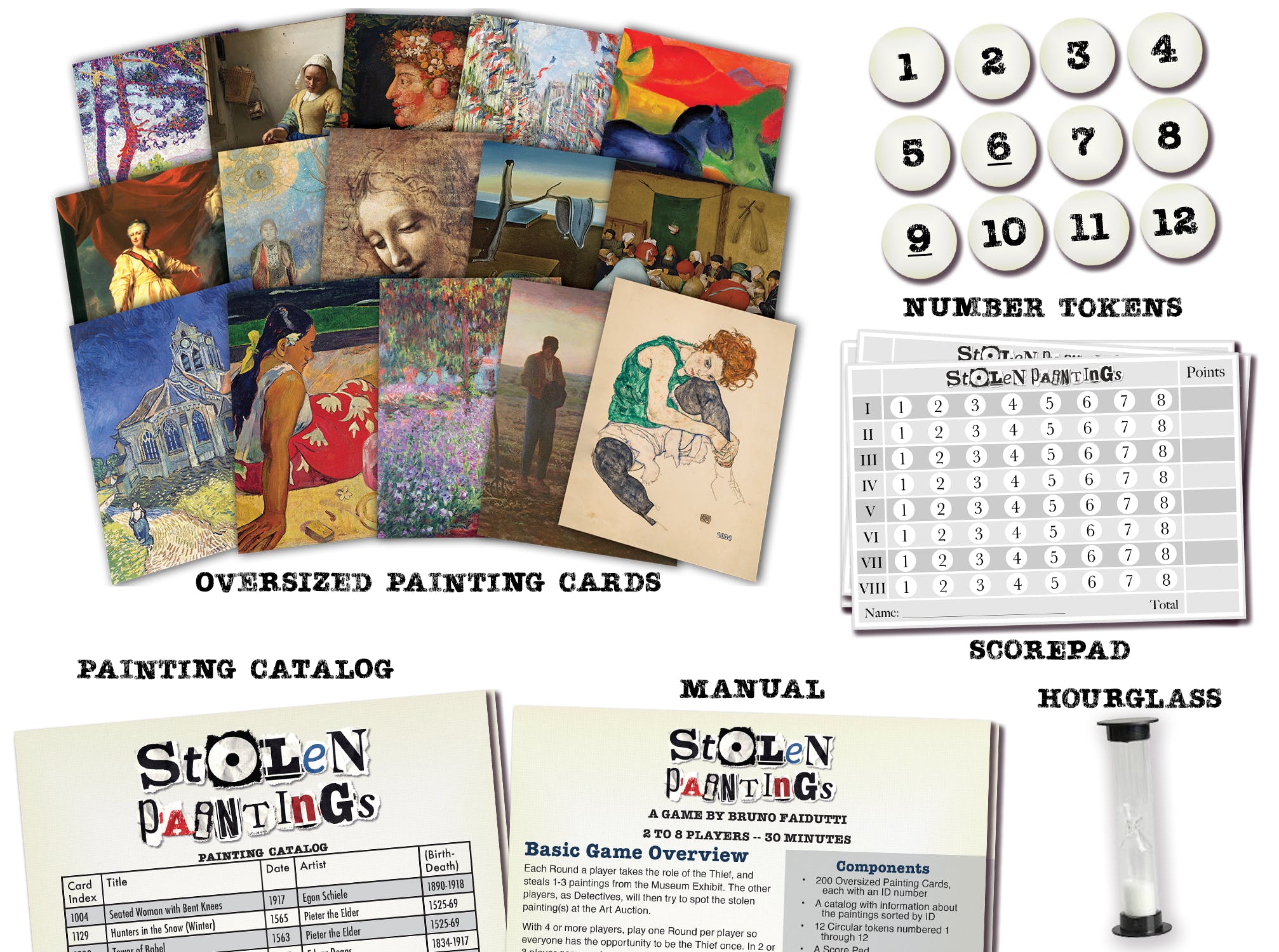 Eagle-Gryphon Games Stolen Paintings Obrázek