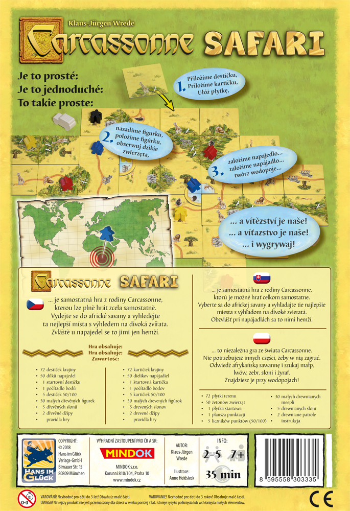 Mindok Carcassonne: Safari Obrázek