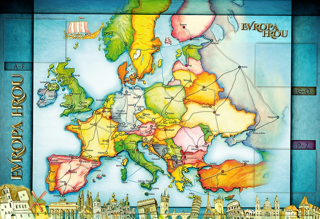 Didakticka hra Evropa hrou Obrázek