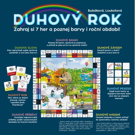 Didakticka hra Duhový rok Obrázek