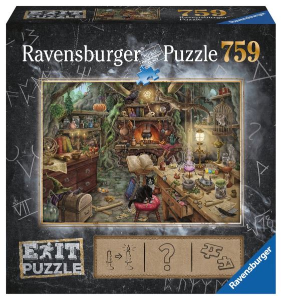 Levně Ravensburger EXiT Puzzle: Hexenküche (Kouzelnická kuchyně)