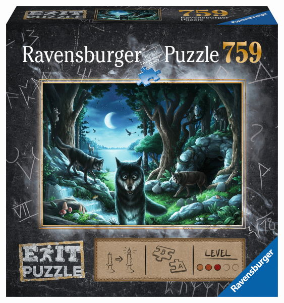 Levně Ravensburger EXiT Puzzle: Wolfgeschichten (Vlčí příběhy)