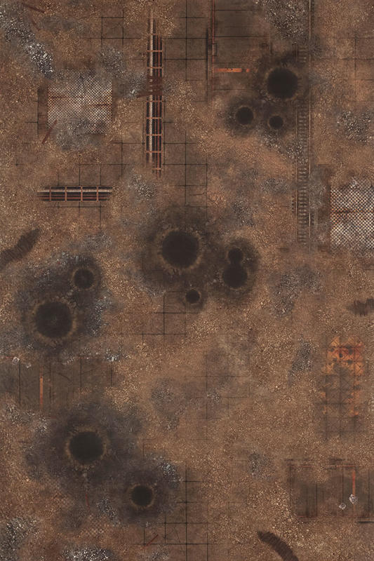 Levně Gamemat.eu Herní podložka 6'x4' (183x122 cm) - různé motivy Barva: Fallout zone