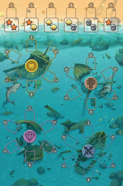 Kids Table Board Gaming Wreck Raiders Obrázek