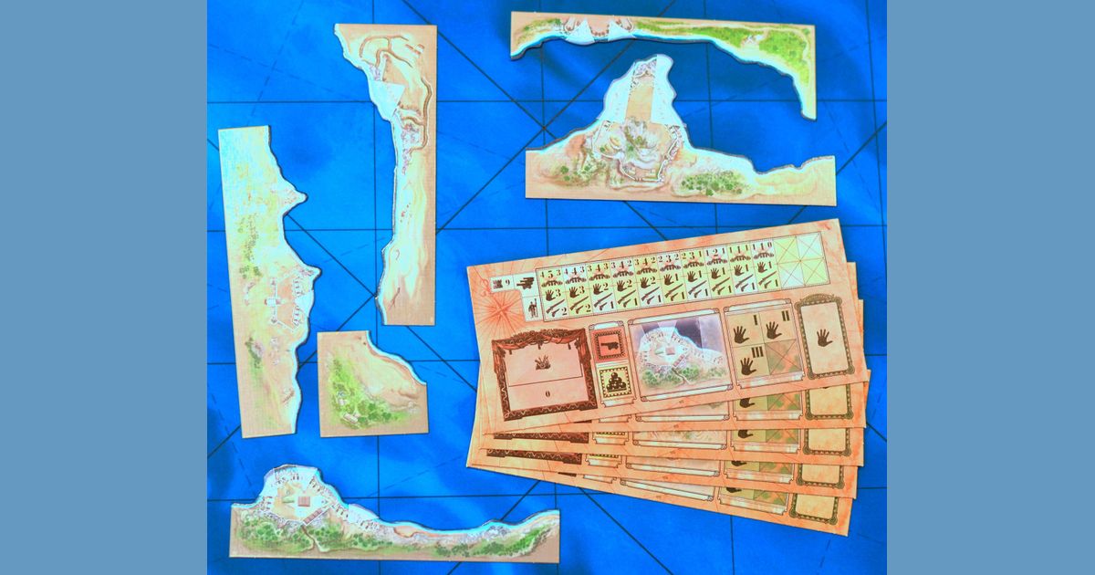 Ares Games Sails Of Glory – Terrain Pack – Coastal Batteries Accessory Obrázek