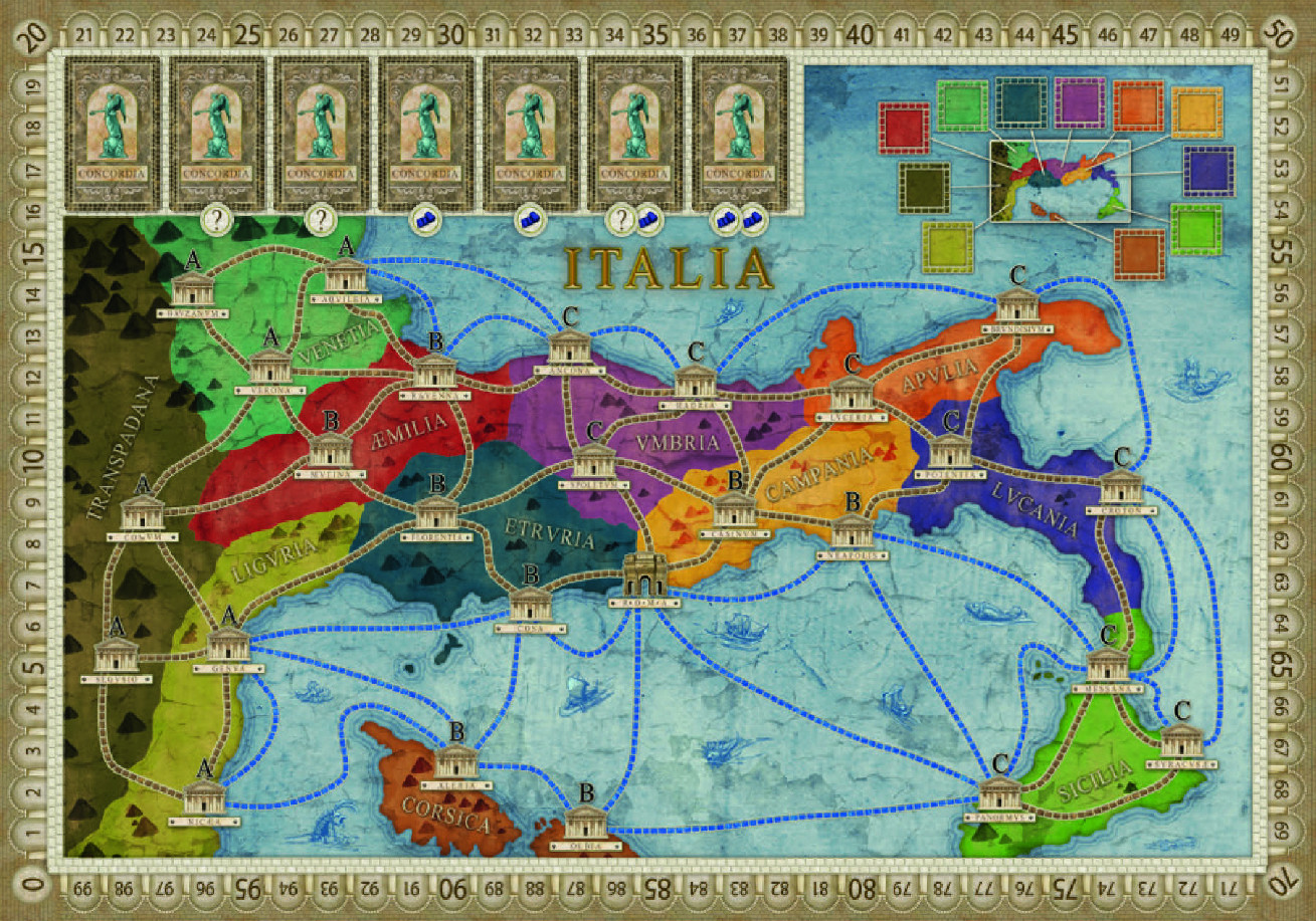 TLAMA games Concordia Venus: Balearica / Italia - CZ/EN/DE Obrázek