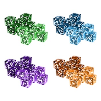 Grimlord Games The Everrain: Dice set Varianta: The Ivory Sword Obrázek