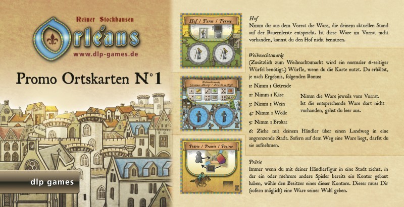 Levně dlp Games Orléans: Ortskarten Promo Edition 1