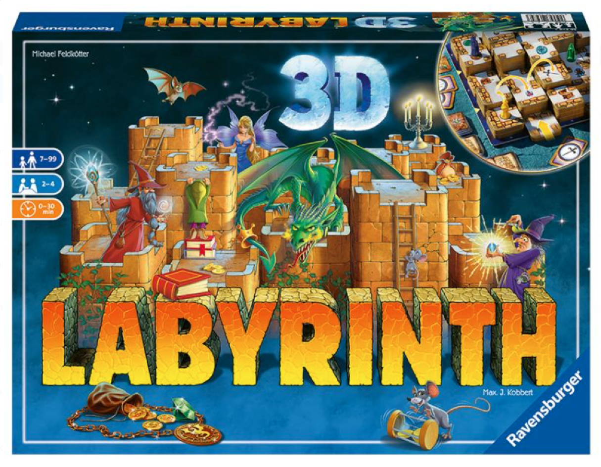Levně Ravensburger Labyrinth: 3D