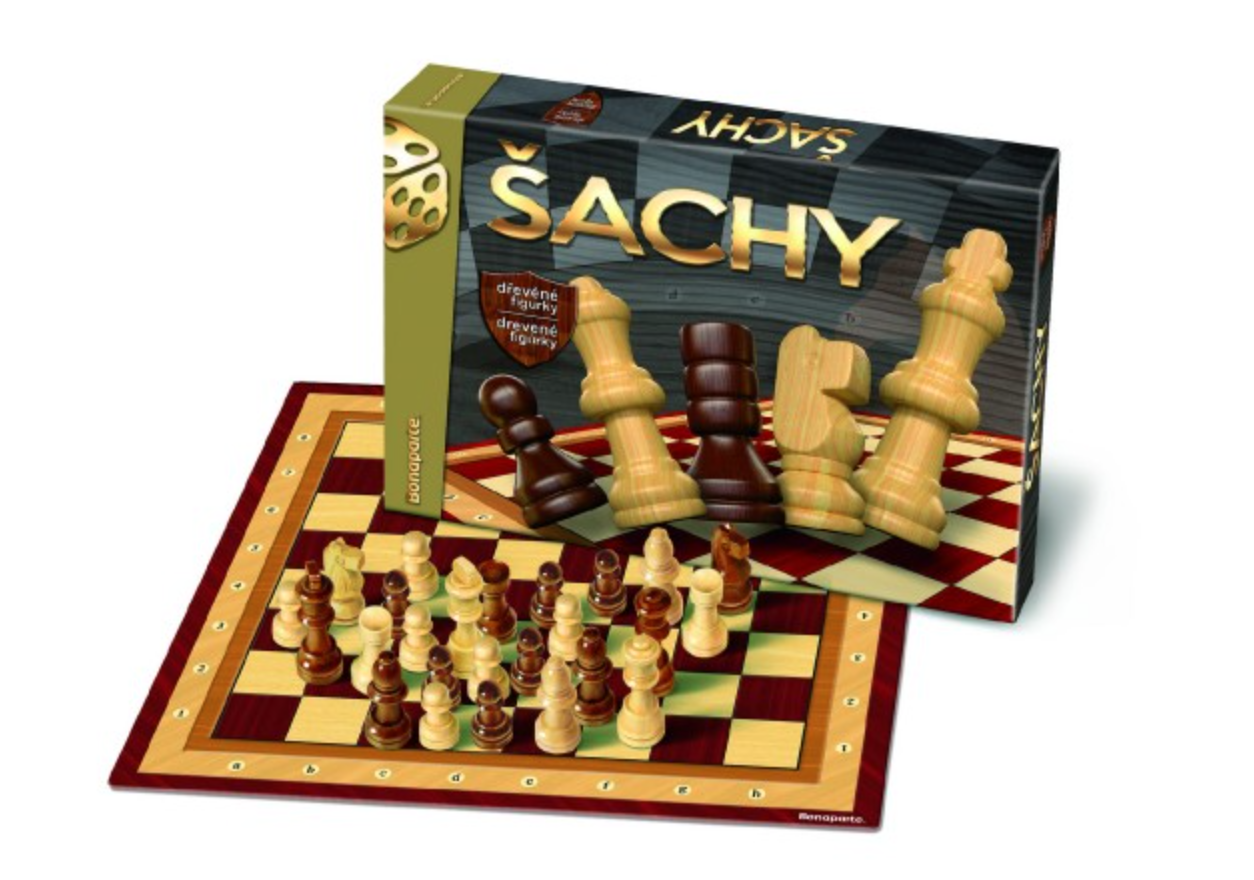 Bonaparte Šachy s dřevěnými figurkami Obrázek