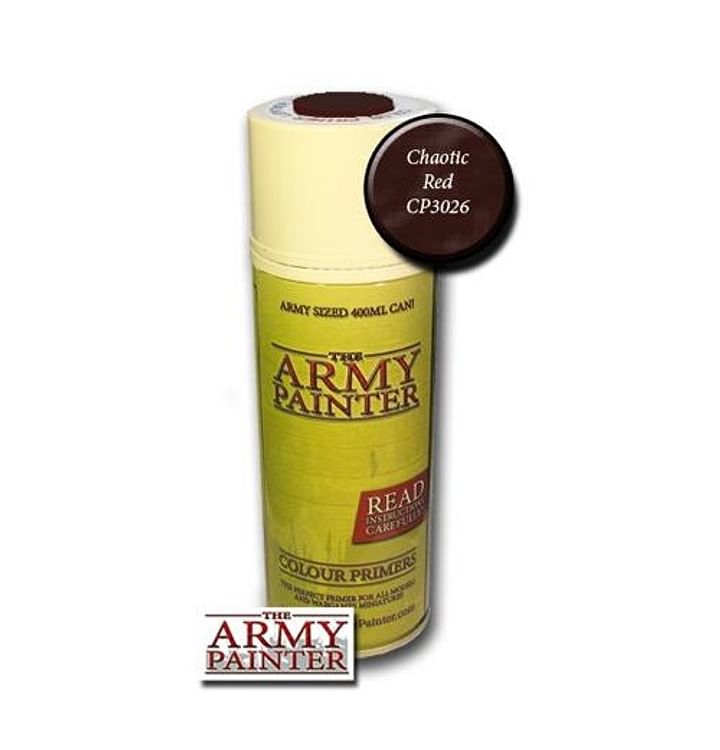 Levně Army Painter - Color Primer - Chaotic Red Spray 400ml