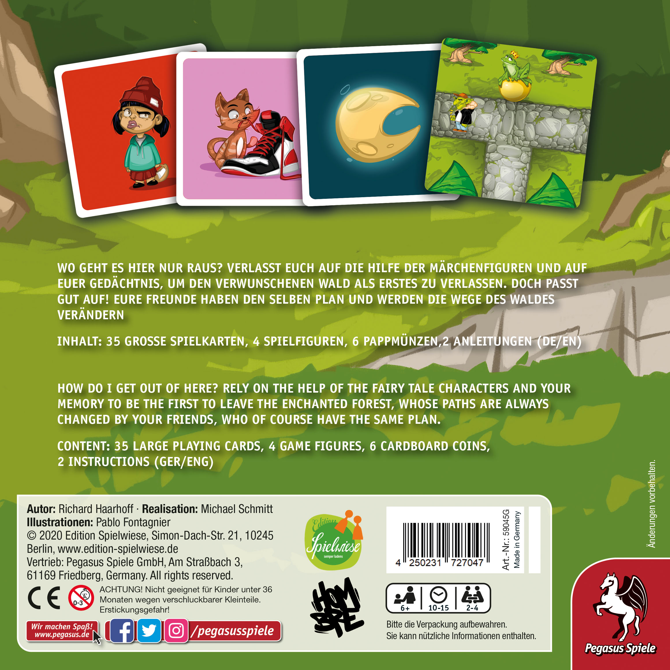 Pegasus Spiele Memorinth EN/DE Obrázek