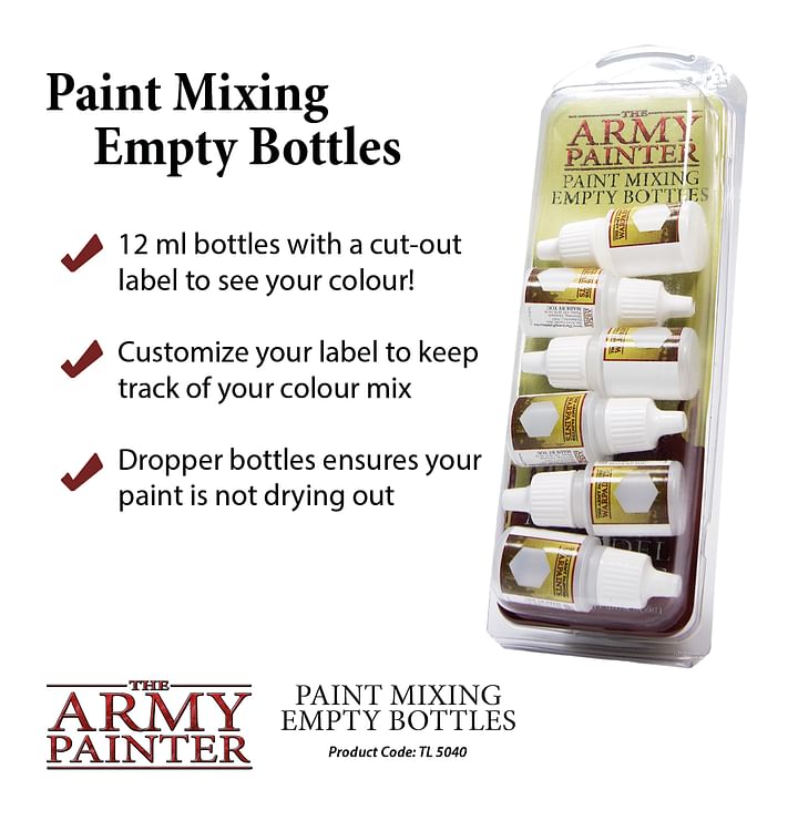 Levně Army Painter - Paint Mixing Empty Bottles