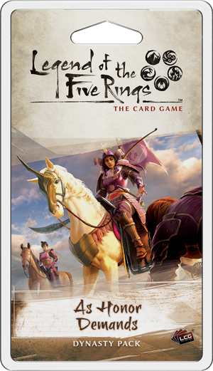 Fantasy Flight Games Legend of the Five Rings LCG: As Honor Demands Dynasty Pack