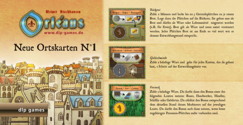 Levně dlp Games Orléans: Ortskarten 1