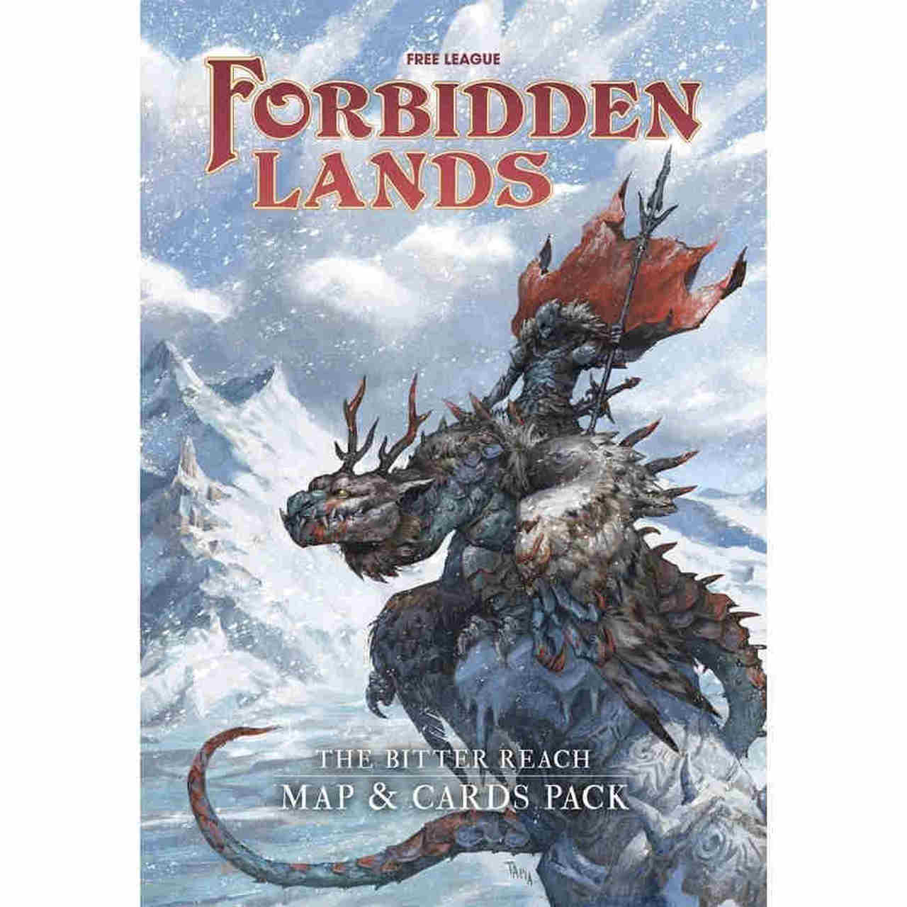 Levně Free League Publishing Forbidden Lands - The Bitter Reach Maps and Card Pack