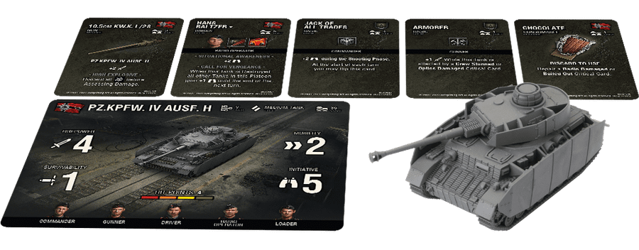 Gale Force Nine World of Tanks Miniatures Game - German Panzer IV H
