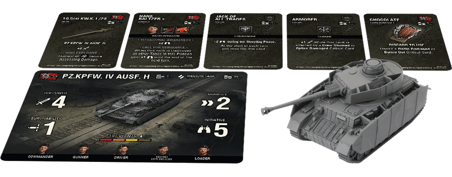 Levně Gale Force Nine World of Tanks Miniatures Game - German Panzer IV H