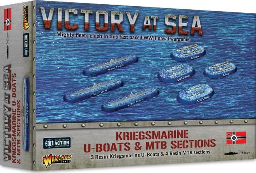 Warlord Games Victory at Sea - Kriegsmarine U-Boats & MTB sections