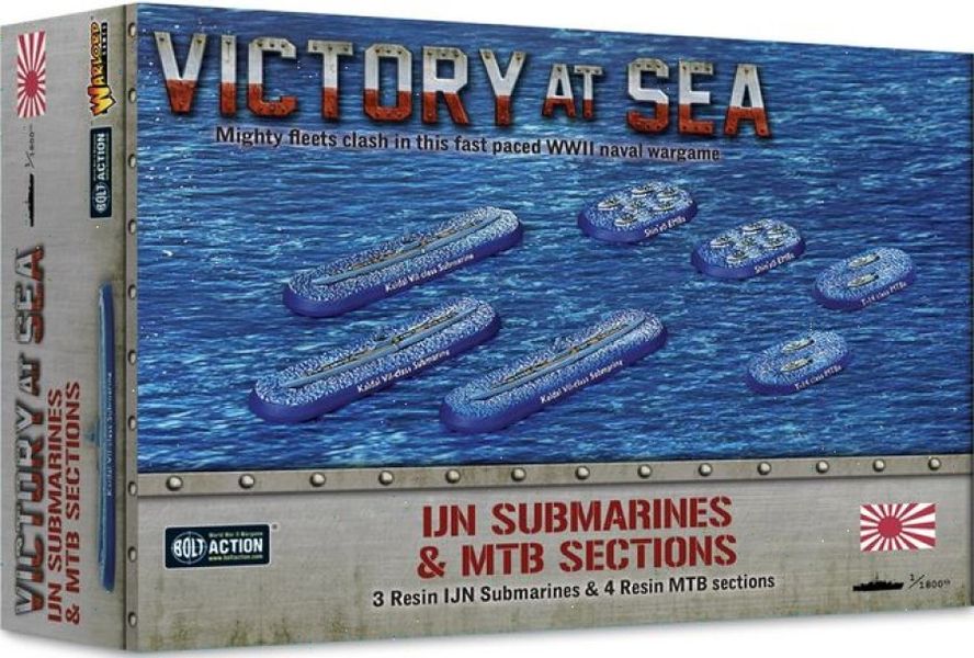 Warlord Games Victory at Sea - IJN  Submarines & MTB sections