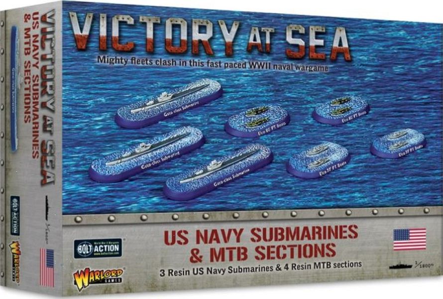 Warlord Games Victory at Sea - US Navy Submarines & MTB sections