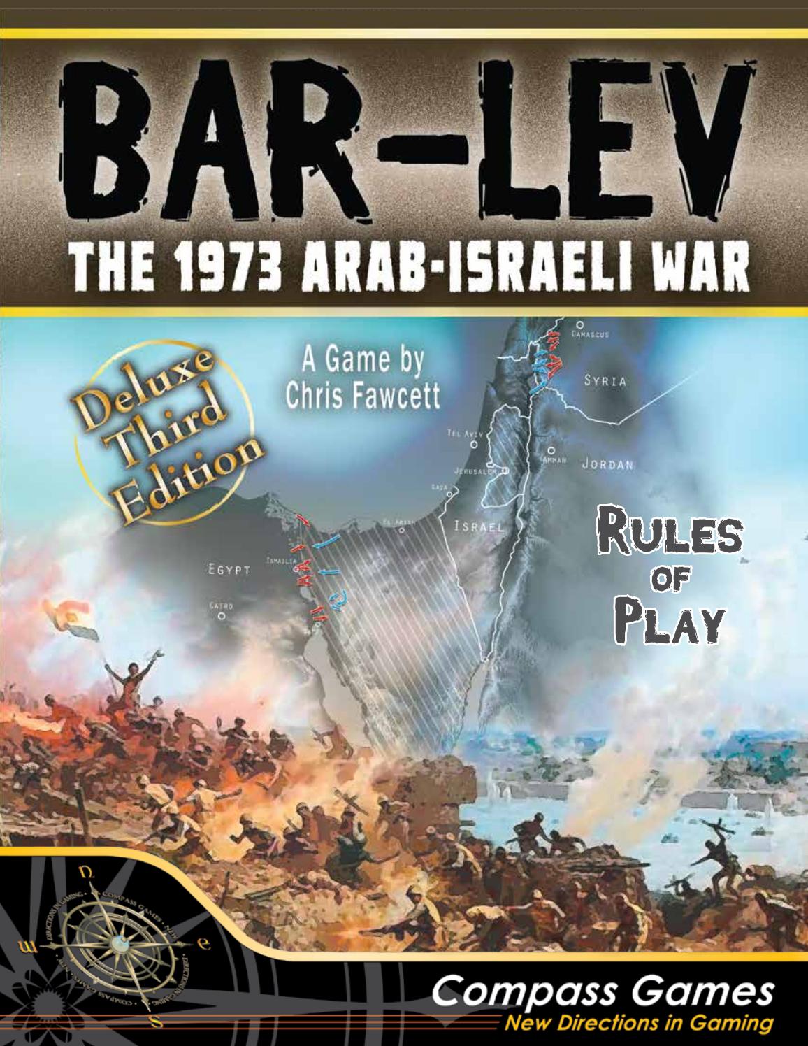 Levně Compass Games Bar-Lev: The 1973 Arab-Israeli War Deluxe Edition