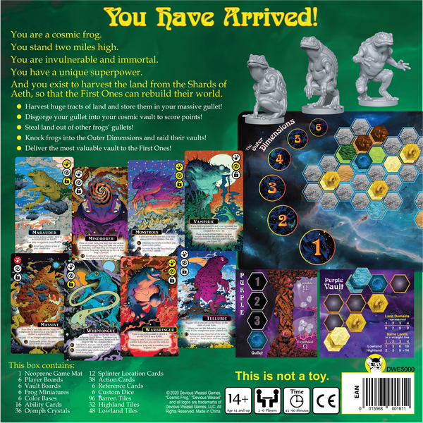 Devious Weasel Games Cosmic Frog Obrázek