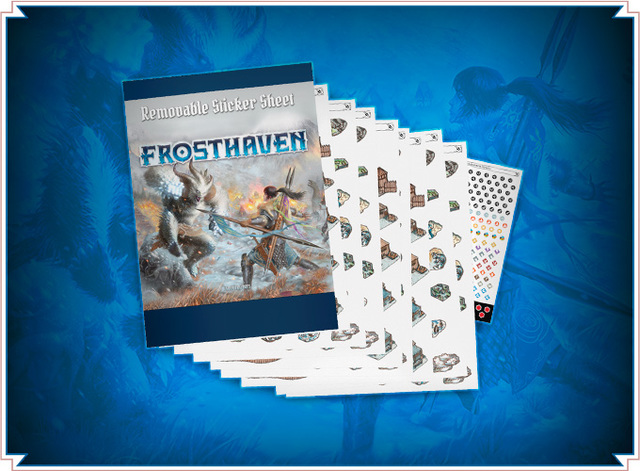 Levně Cephalofair Games Frosthaven Removable Sticker Set