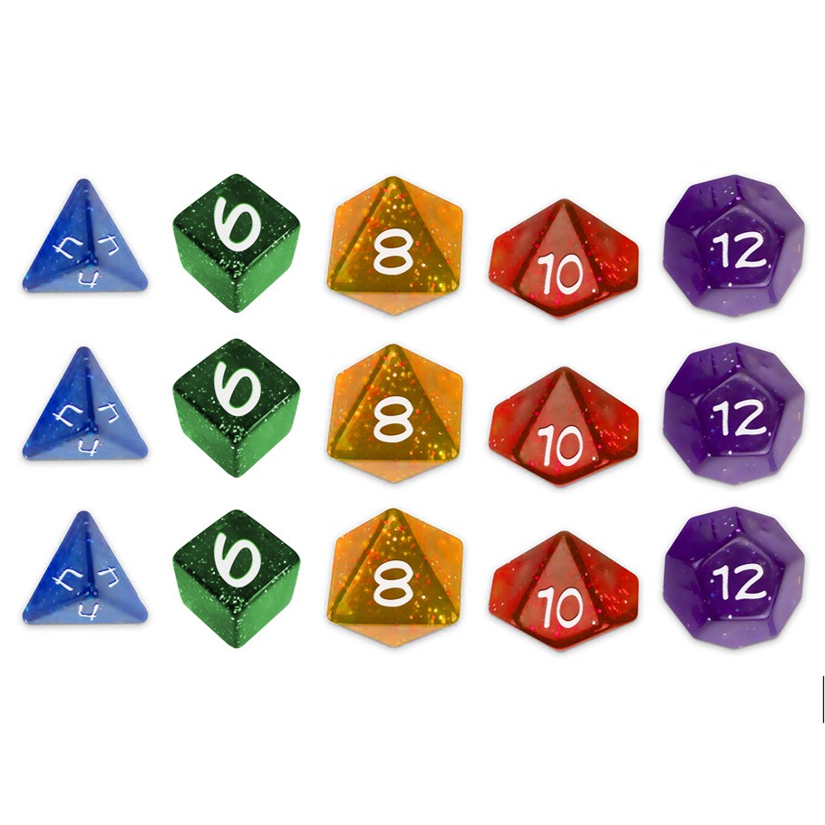 Greater Than Games Sentinel Comics: The Roleplaying Game Dice Set