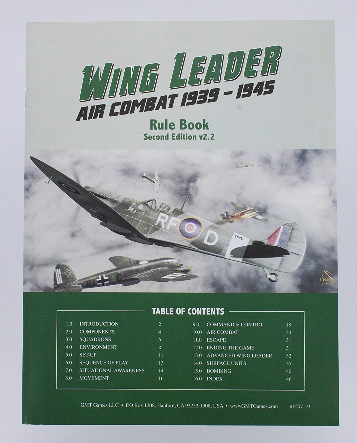 Levně GMT Games Wing Leader: Victories 1940-1942, 2nd Ed. Update Kit