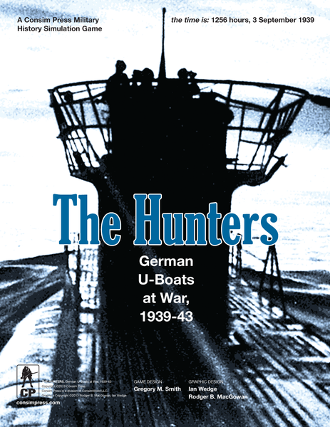 GMT Games The Hunters: German U-Boats at War, 1939-43 3rd Printing