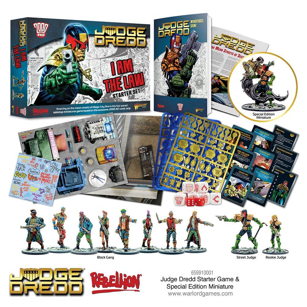 Warlord Games Judge Dredd: I am the Law Starter Set Obrázek