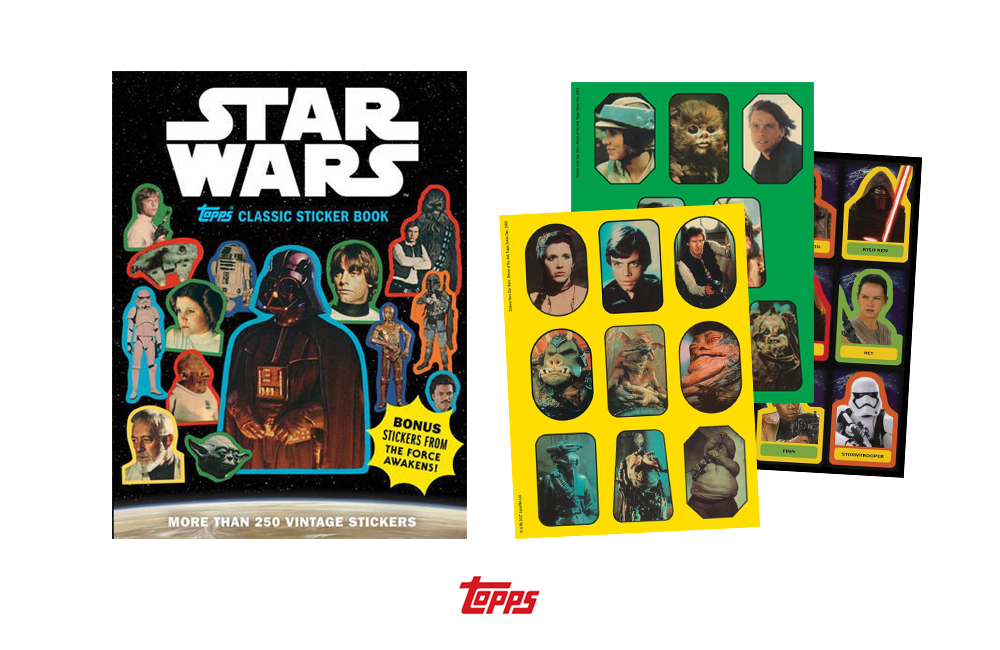 Abrams Star Wars Topps Classic Sticker Book Obrázek