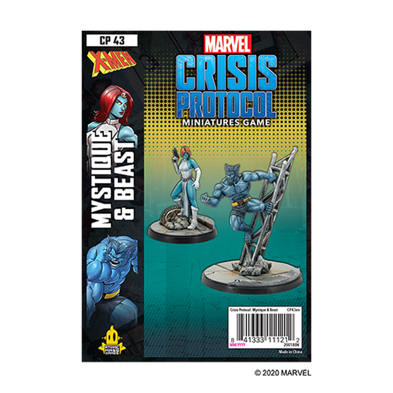 Atomic Mass Games Marvel Crisis Protocol: Mystique and Beast