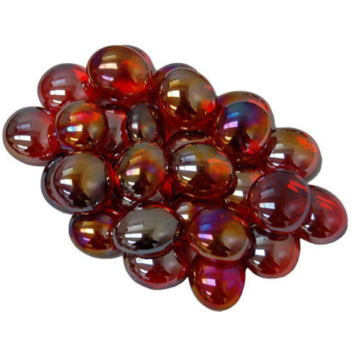 Levně Chessex Skleněné žetony - Gaming Glass Stones (různé barvy) Barva: Iridized Crystal Red