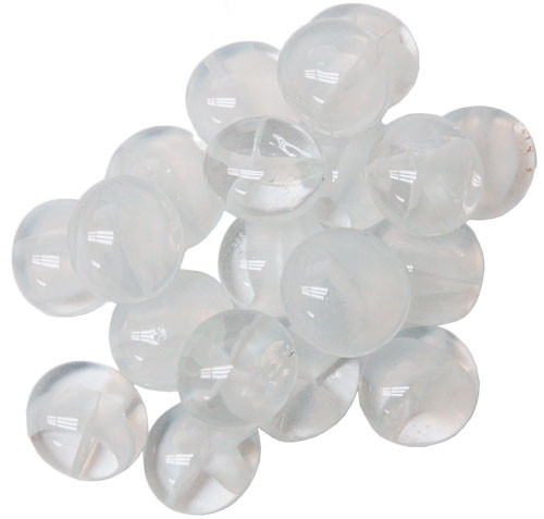 Levně Chessex Skleněné žetony - Gaming Glass Stones (různé barvy) Barva: Catseye White
