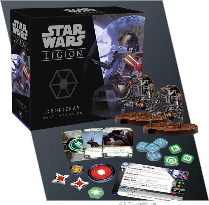 Fantasy Flight Games Star Wars: Legion - Droidekas Unit Expansion Obrázek