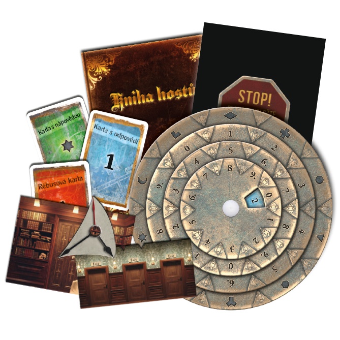 Dino Exit úniková hra: STRAŠIDELNÁ VILA Obrázek