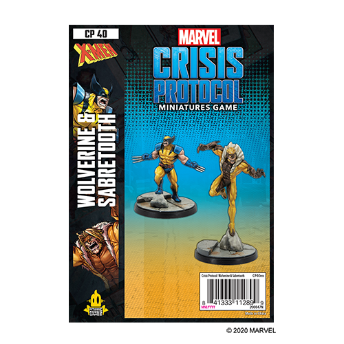 Atomic Mass Games Marvel Crisis Protocol: Wolverine and Sabretooth