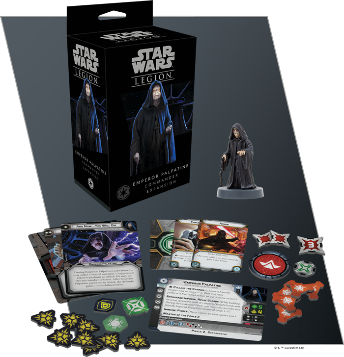Fantasy Flight Games Star Wars: Legion - Emperor Palpatine Obrázek