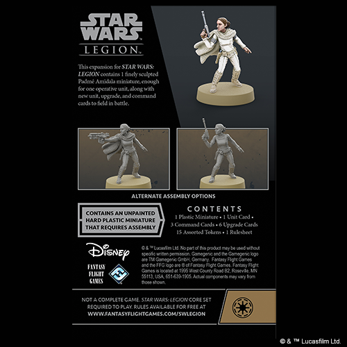 Fantasy Flight Games Star Wars Legion: Padme Amidala Operative Expansion Obrázek